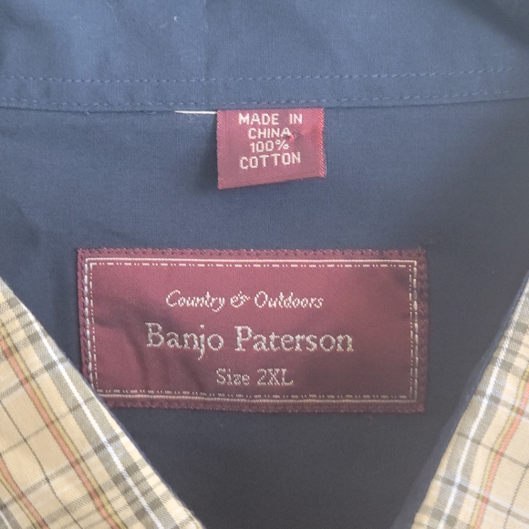 Banjo Paterson Button Down Shirt Size 2XL - Picture 4 of 4
